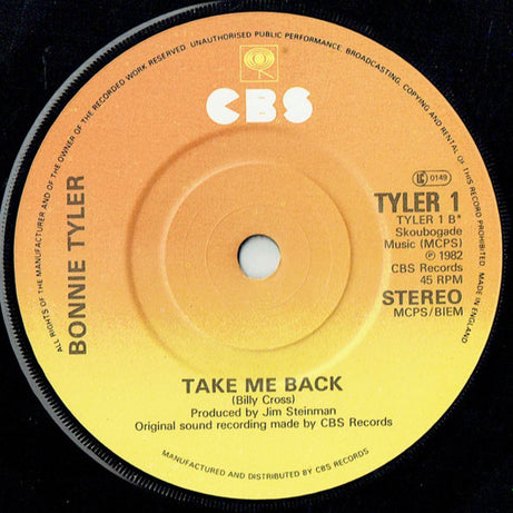 Bonnie Tyler : Total Eclipse Of The Heart (7", Single, Pap)