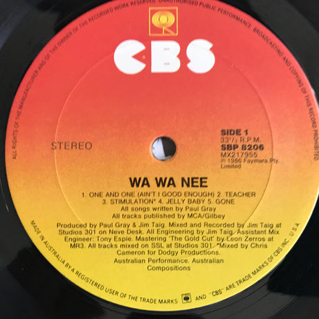 Wa Wa Nee : Wa Wa Nee (LP, Album)