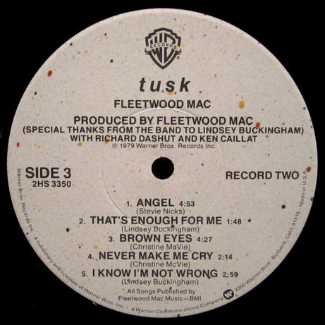 Fleetwood Mac : Tusk (2xLP, Album, Jac)