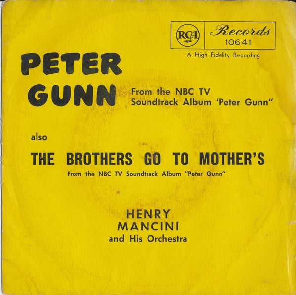 Henry Mancini And His Orchestra : Peter Gunn (7", Single)