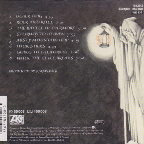 Led Zeppelin : Untitled (CD, Album, RE)