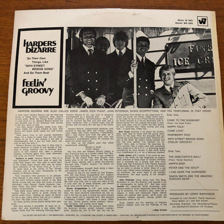 Harpers Bizarre : Feelin' Groovy (LP, Album)