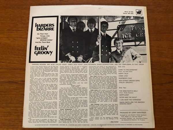 Harpers Bizarre : Feelin' Groovy (LP, Album)