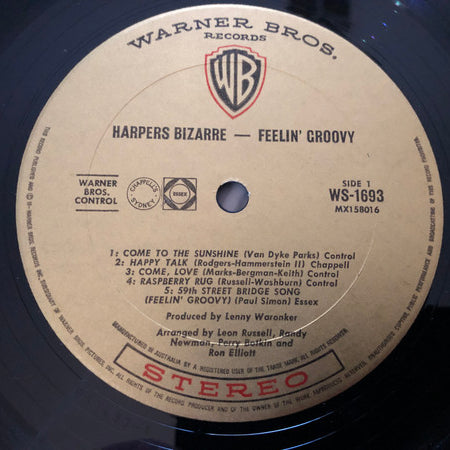 Harpers Bizarre : Feelin' Groovy (LP, Album)