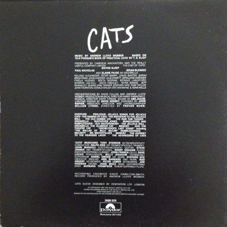 Andrew Lloyd Webber : Cats (2xLP, Red)