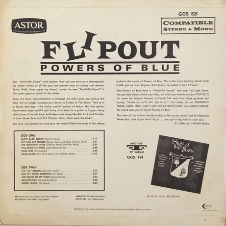 Powers Of Blue : Flipout (LP, Album)