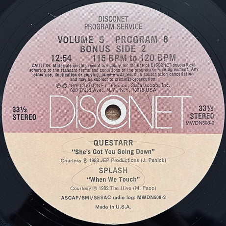 Various : Volume 5 Program 8 (2x12", P/Mixed)