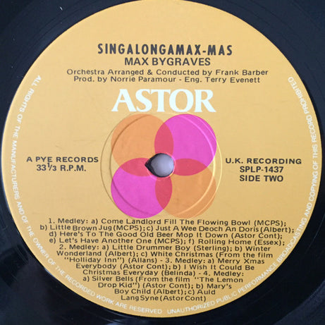 Max Bygraves : SingalongamaXmas (LP, Album)