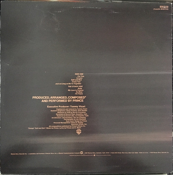Prince : For You (LP, Album, RE)