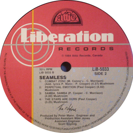 The Nylons : Seamless (LP, Album)