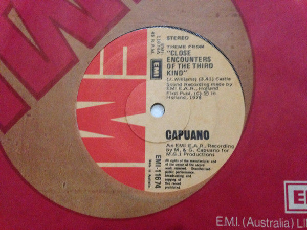 Capuano* : Theme From "Close Encounters Of The Third Kind" (7", Single)