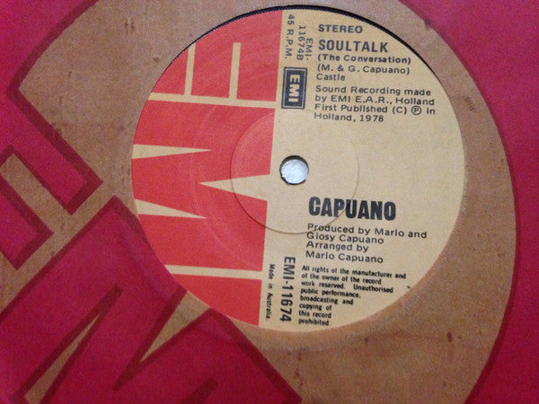 Capuano* : Theme From "Close Encounters Of The Third Kind" (7", Single)