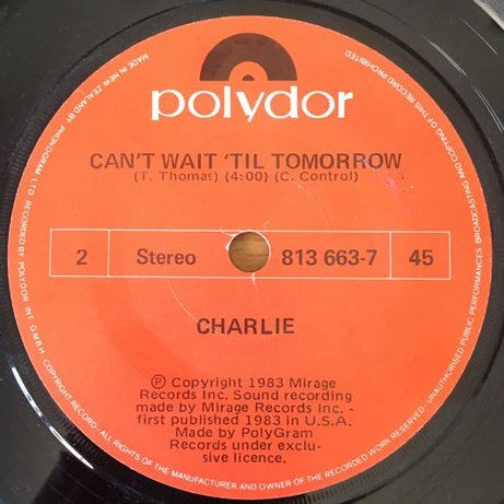 Charlie (5) : It's Inevitable (7", Single)