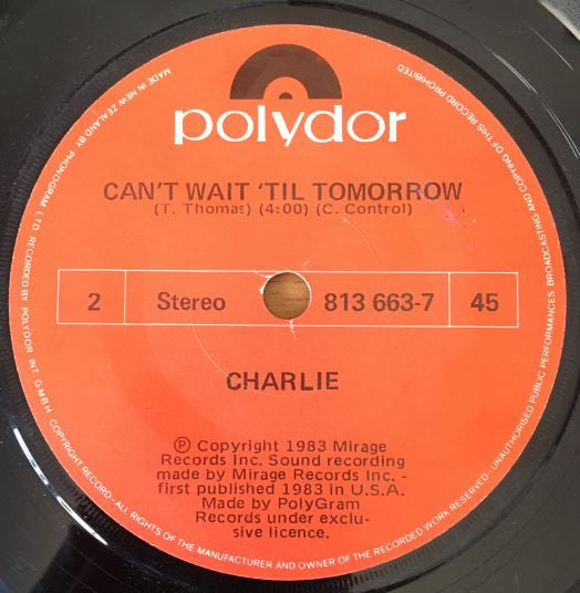 Charlie (5) : It's Inevitable (7", Single)