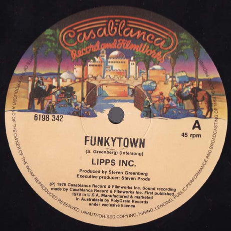 Lipps, Inc. : Funkytown / All Night Dancing (12", Single, RE)