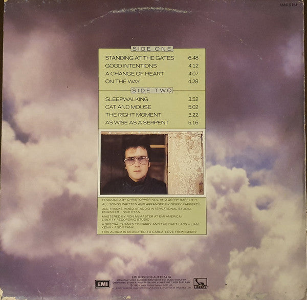 Gerry Rafferty : Sleepwalking (LP, Album)