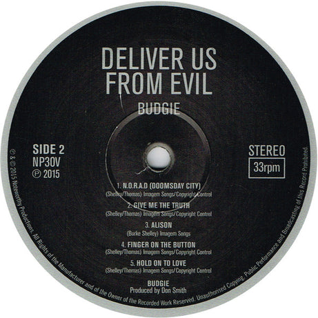Budgie : Deliver Us From Evil (LP, RE, 180)