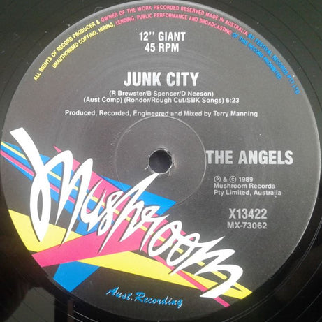 The Angels : Let The Night Roll On (12", Single, Ltd)