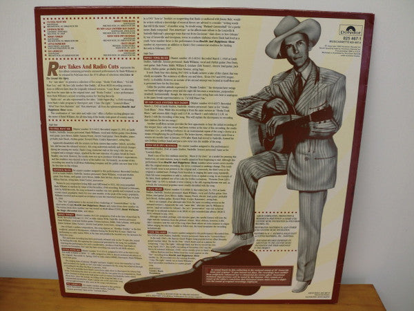 Hank Williams : Rare Takes & Radio Cuts (LP, Comp)