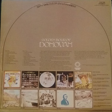 Donovan : Golden Hour Of Donovan (LP, Comp)