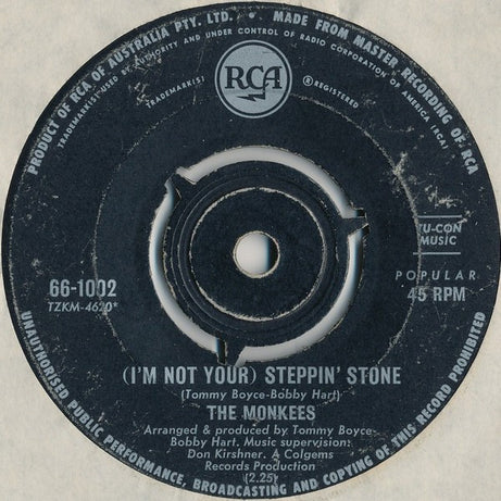 The Monkees :  I'm A Believer  (7", Single, Pus)