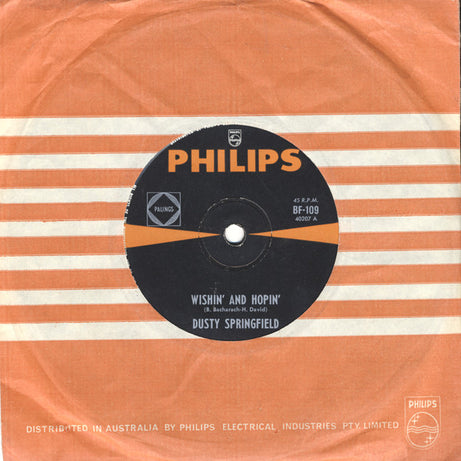Dusty Springfield : Wishin' And Hopin' (7", Single)