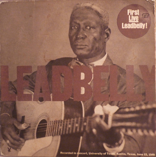 Leadbelly : First Live Leadbelly (LP, Album, Gat)