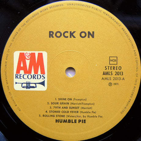 Humble Pie : Rock On (LP, Album)