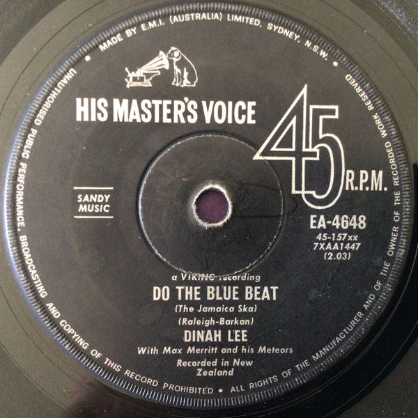 Dinah Lee With Max Merritt And The Meteors : Reet Petite / Do The Blue Beat ( The Jamaica Ska ) (7", Single)