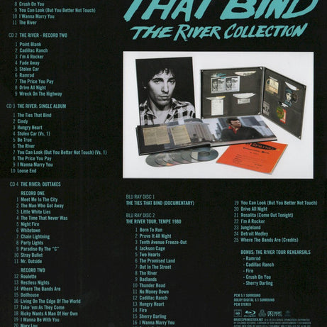 Bruce Springsteen : The Ties That Bind: The River Collection (4xCD, Album, Comp, Dlx + 2xBlu-ray, Multichannel)