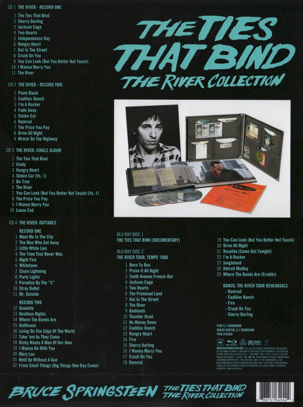 Bruce Springsteen : The Ties That Bind: The River Collection (4xCD, Album, Comp, Dlx + 2xBlu-ray, Multichannel)