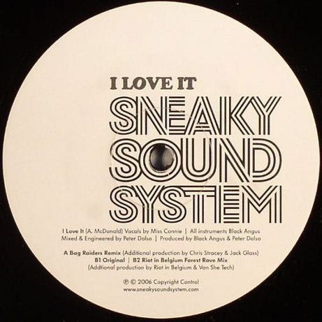 Sneaky Sound System : I Love It (12")