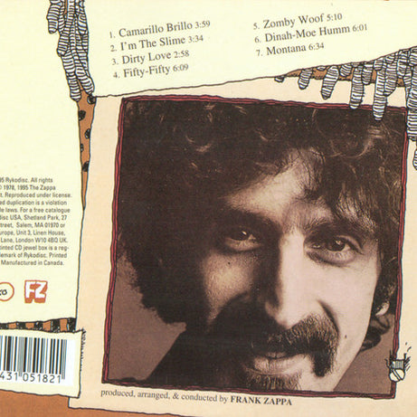 Frank Zappa, The Mothers : Over-Nite Sensation (CD, Album, RE, RM)