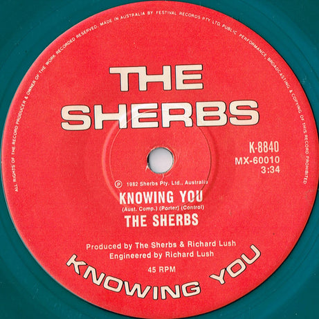 The Sherbs : Don't Throw It All Away (7", Single, Ltd, Blu)