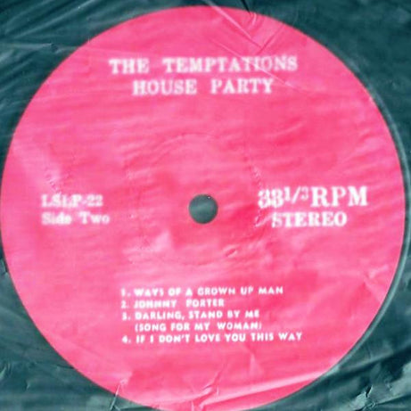 The Temptations : House Party (LP, Album, Unofficial)