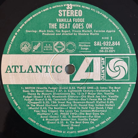 Vanilla Fudge : The Beat Goes On (LP, Album)