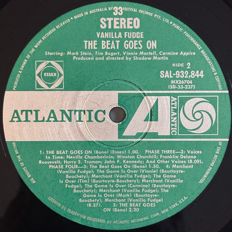 Vanilla Fudge : The Beat Goes On (LP, Album)