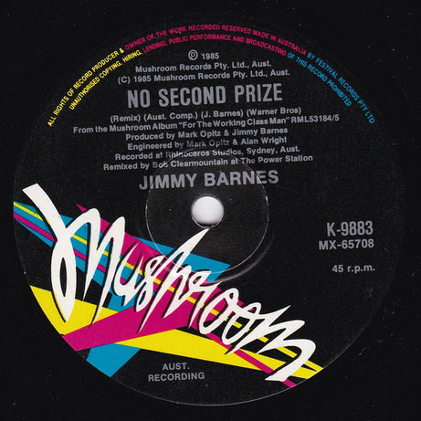 Jimmy Barnes : Working Class Man (7", Single)