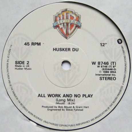 Hüsker Dü : Don't Want To Know If You Are Lonely (12", Single)