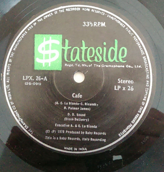 D.D. Sound : Cafe' (LP, Album)