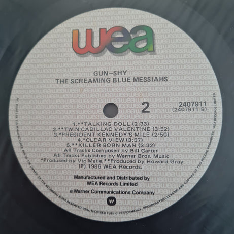 The Screaming Blue Messiahs : Gun-Shy (LP, Album)