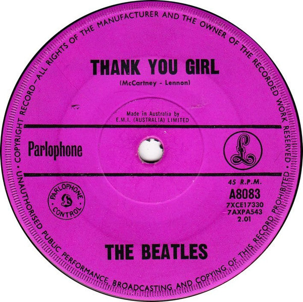 The Beatles : From Me To You (7", Single, Mono, Ess)