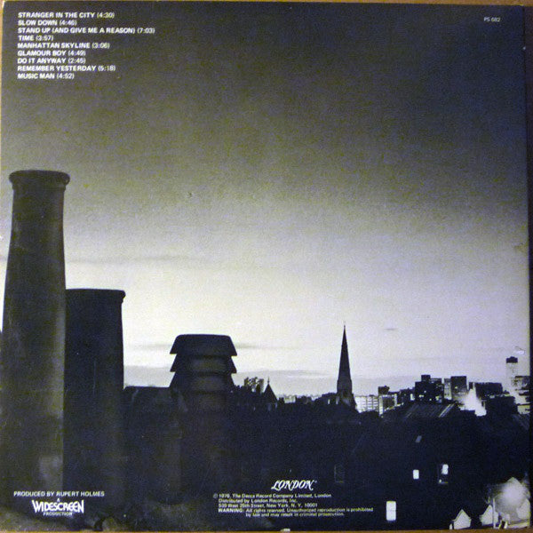 John Miles : Stranger In The City (LP, Album)