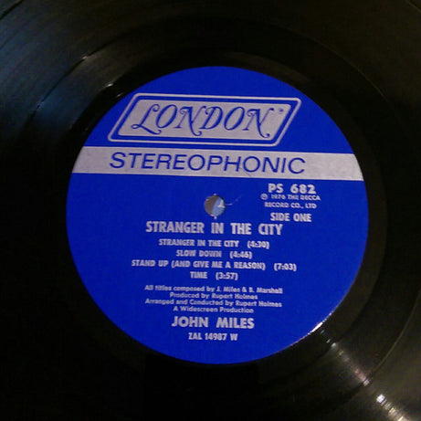 John Miles : Stranger In The City (LP, Album)