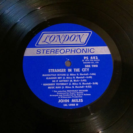 John Miles : Stranger In The City (LP, Album)