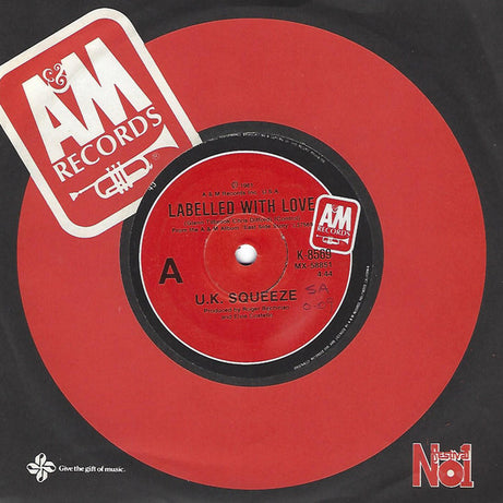 Squeeze (2) : Labelled With Love (7", Single)