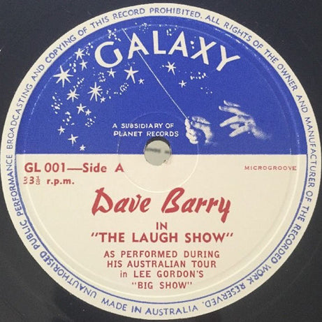 Dave Barry (3) : The Dave Barry "Laugh Show" (10")