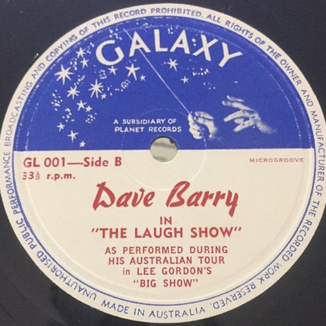 Dave Barry (3) : The Dave Barry "Laugh Show" (10")