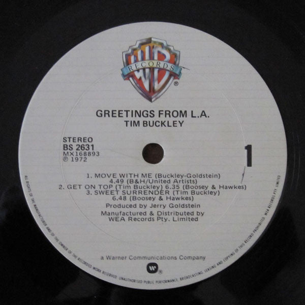 Tim Buckley : Greetings From L.A. (LP, RE)
