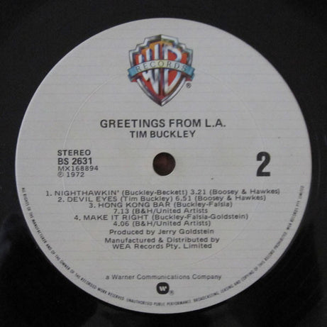 Tim Buckley : Greetings From L.A. (LP, RE)